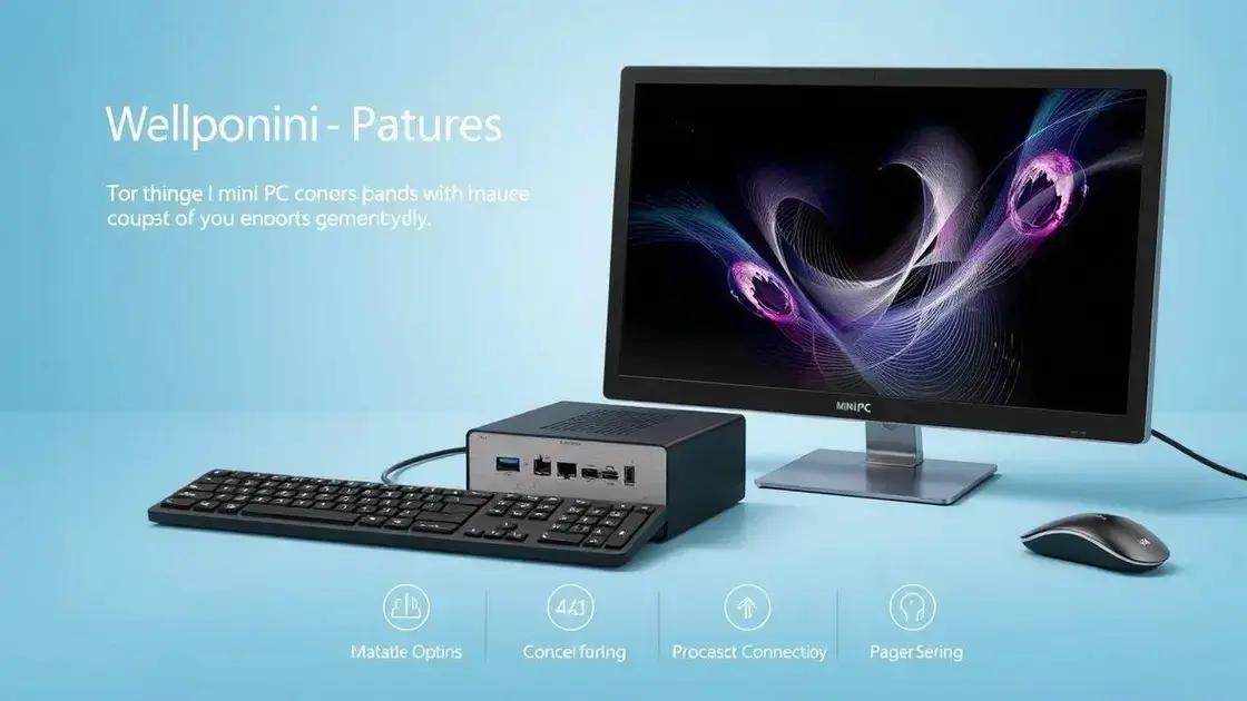 features of the mini pc